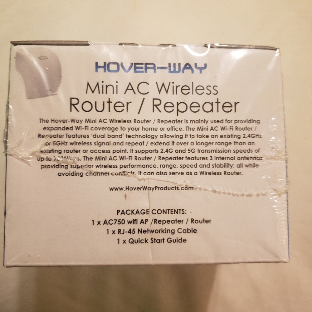 Hover-Way Mini AC Wireless Router/Repeater AC750 - Picture 5 of 9
